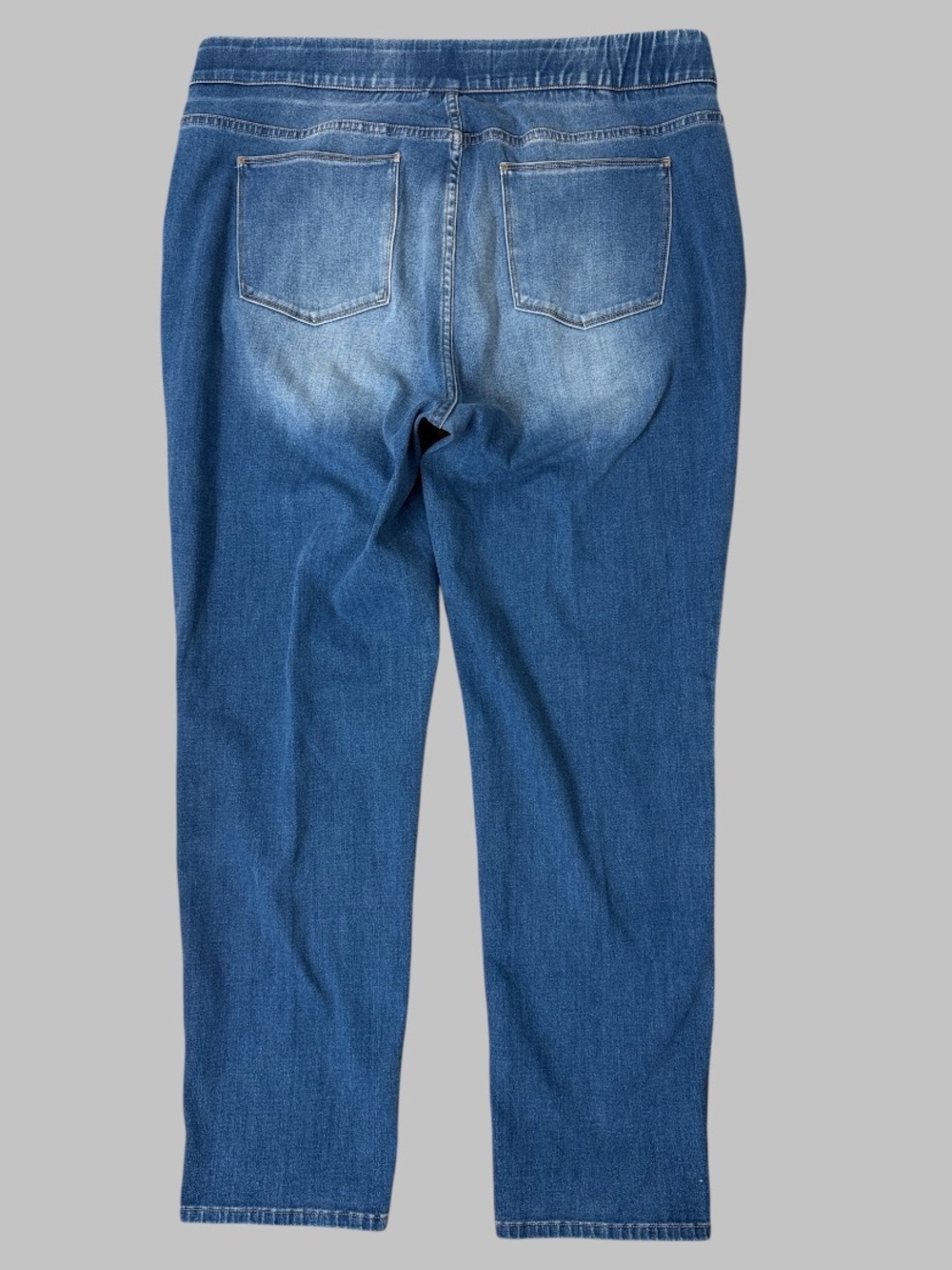 Soft Surroundings Ultimate Denim Pull-On Relaxed Fit Jeans - Picture 3 of 4